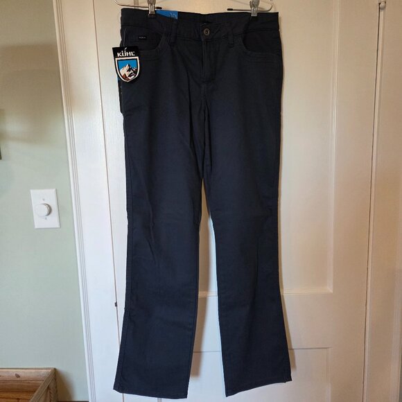 Kuhl Women's Kontour Pants Metal Blue Size 12 Straight Reg Inseam - Picture 3 of 5